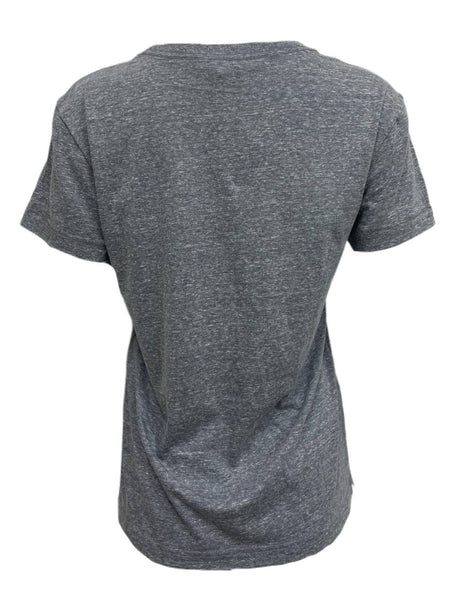 BLK DNM Women's Grey Short Sleeve T-Shirt 6 Size Large NWT