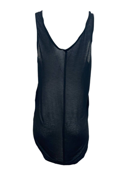 BLK DNM Women's Black Viscose Tank Top 16 Size X-Small NWT