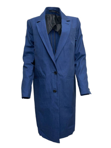 BLK DNM Women's Blue Cotton Coat 11 #WUC9002H NWT