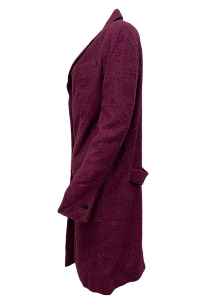 BLK DNM Women's Burgundy Coat 11 #WUP2701 Size Small NWT