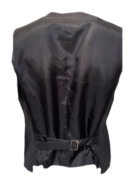 BLK DNM Women's Black Wool Dress Vest 1 #WVW3501 Size US 8 NWT