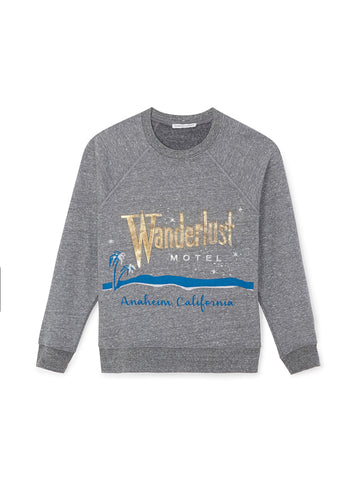 REBECCA MINKOFF Women's Heather Grey Wanderlust Sweatshirt $88 NWT
