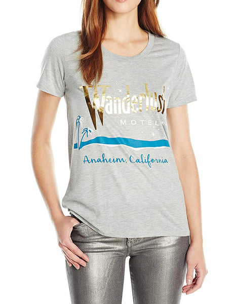 REBECCA MINKOFF Women's Heather Grey Wanderlust Tee $58 NWT
