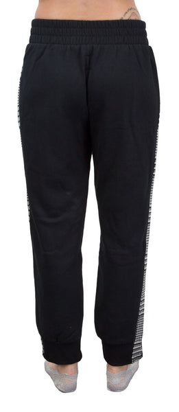 WESLEY X BANDIER Women's Clinton Tailore Sweatpants, Black, Small