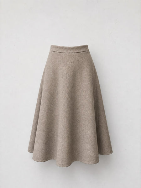 Max Mara Women's Beige MXMwhisky A-Line Skirt NWT