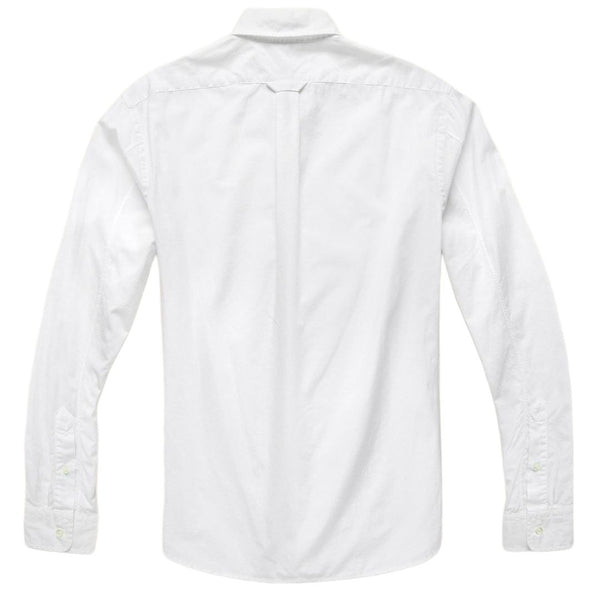 Alex Mill Men's White End On End School Cotton Button-Up Shirt NWT