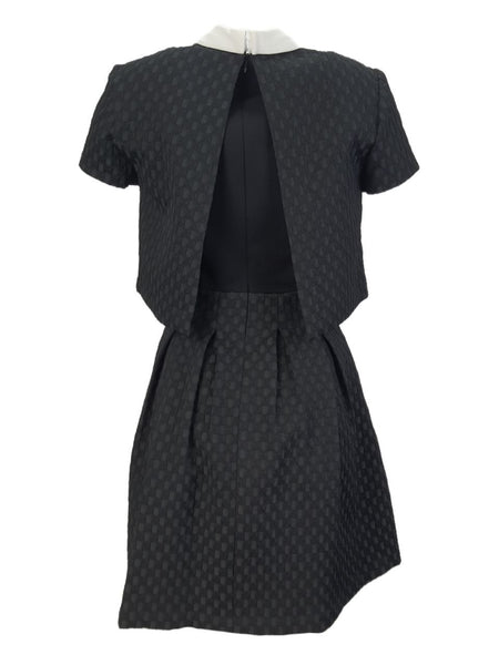 ERIN Women's Black Classic Collar Lace Dress #60116886240 0 NWT
