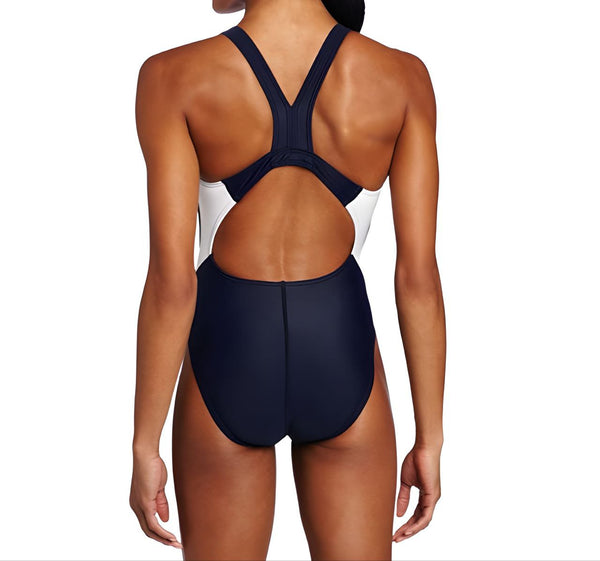 THE FINALS Women's White Reactor Tough Comp One Piece Swimsuit #3680 Large NWT