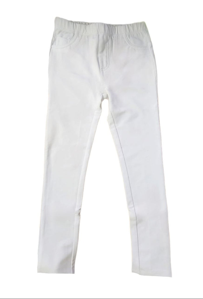 EGG BY SUSAN LAZAR Girl's White Denim Jeggings P5KD2690T $44 NEW