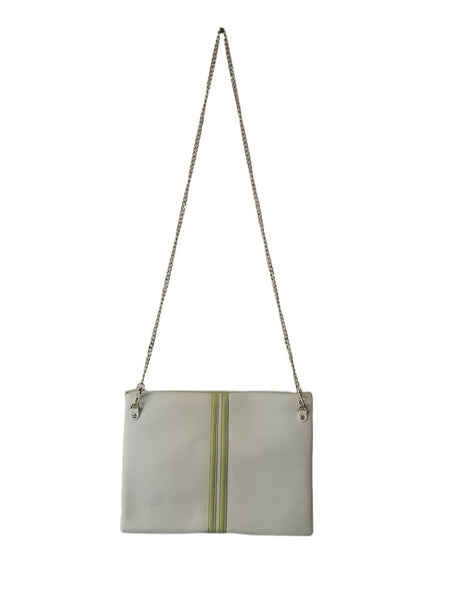 POPINJAY Women's White Anfa Envelope Clutch #Pop1 8'5"x12' One Size NWT
