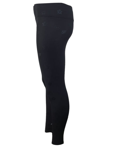 TEREZ Women's Black Emoji Foil Leggings #22257756 X-Small NWT