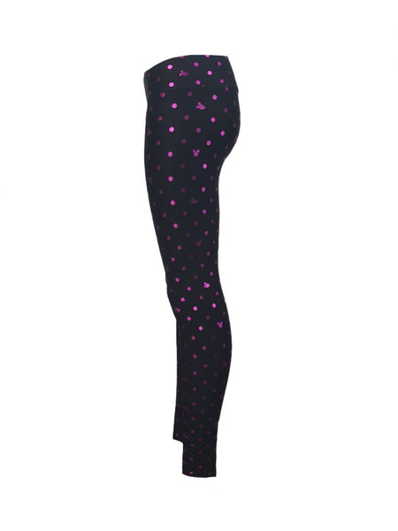 TEREZ Women's Black Mickey And Minnie Leggings #22258695 X-Small NWT