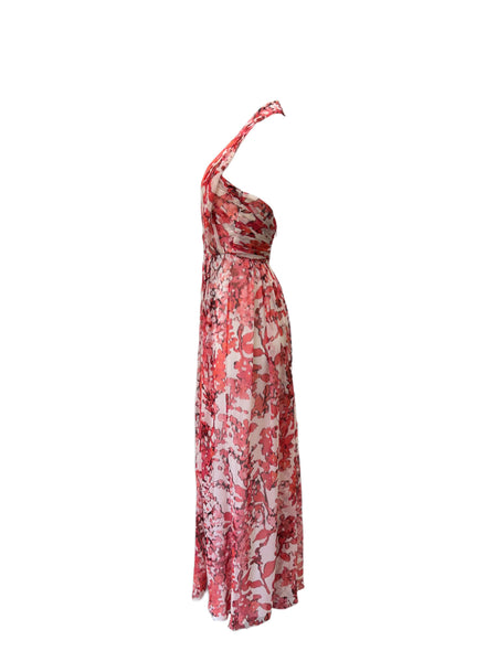 Max Mara Women's Pink Xeno Maxi Dress Size 8 NWT
