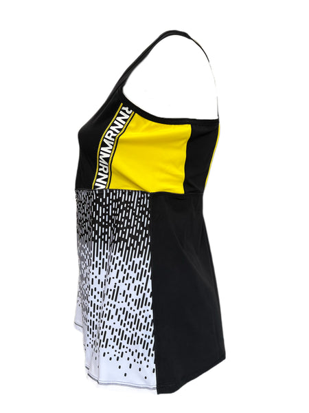 Marina Rinaldi Women's Black Zaffiro Stretchy Tank Top NWT