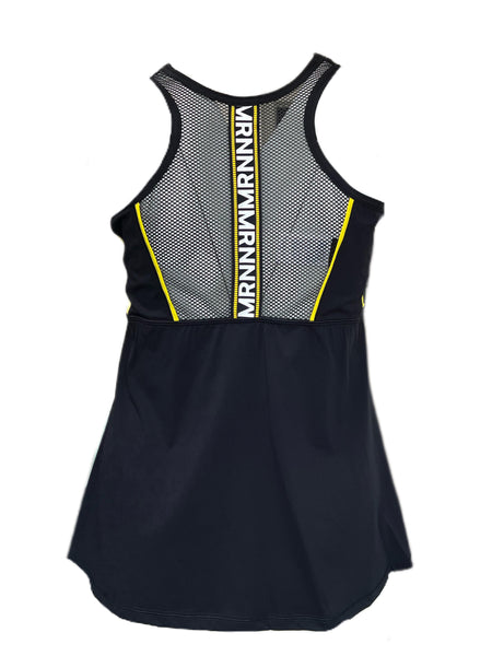 Marina Rinaldi Women's Black Zaffiro Stretchy Tank Top NWT