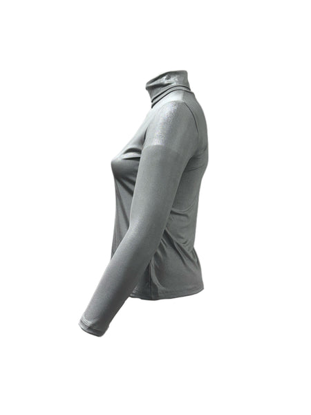 Marina Rinaldi Women's Silver Zambia Pullover Shirt NWT