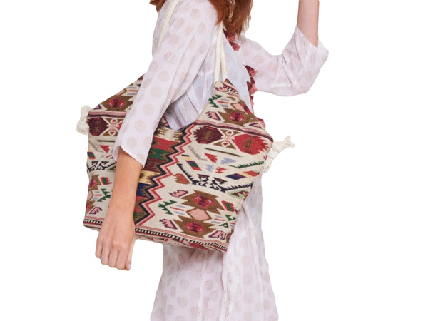 Roberta Roller Rabbit Women's Aztec Print Zayna Tote One Size Multicolor