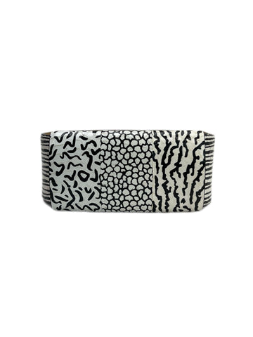 Max Mara Women's White Frisco Leather Wide Belt Size S NWT