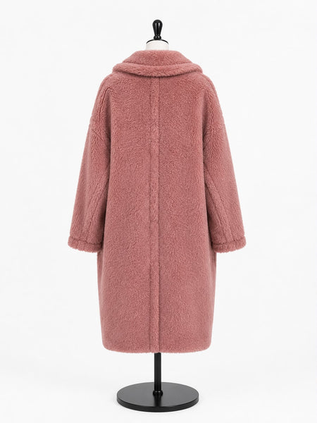 Max Mara Women's Pink Zitto Button Closure Coat NWT