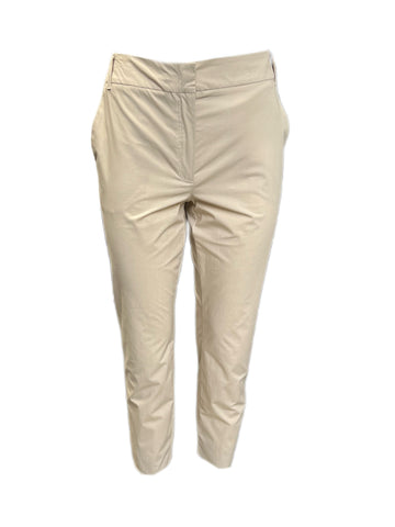 Marella By Max Mara Women's Beige Zucca Straight Pants Size 4 NWT