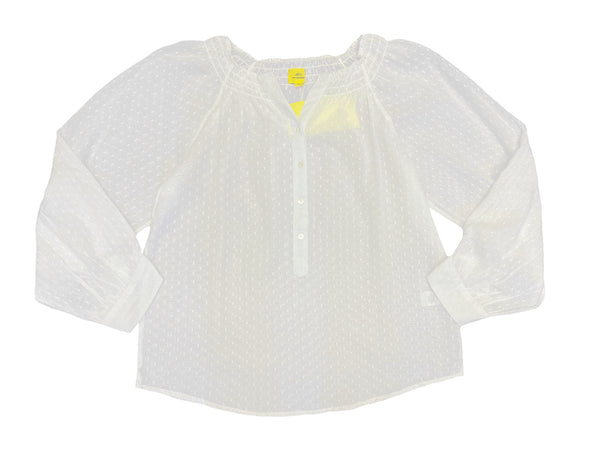 ROBERTA ROLLER RABBIT Women's White Zulma Top $145 NEW