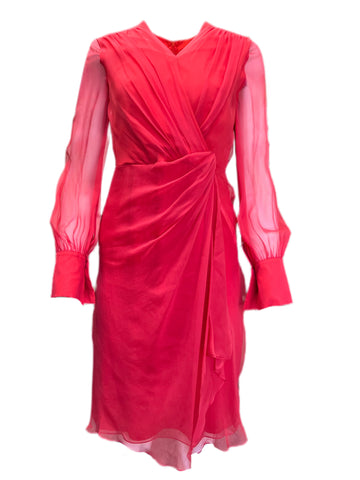 Max Mara Women's Corallo Zulma Silk Sheath Dress Size 8 NWT