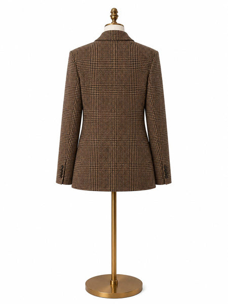 Max Mara Women's Brown Zulma Button Closure Jacket NWT