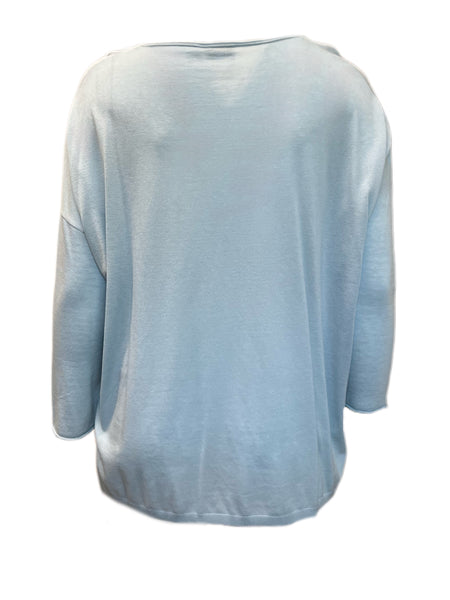 MARINA RINALDI Women's Abbrivio Hi-Low Sweater $535 NWT