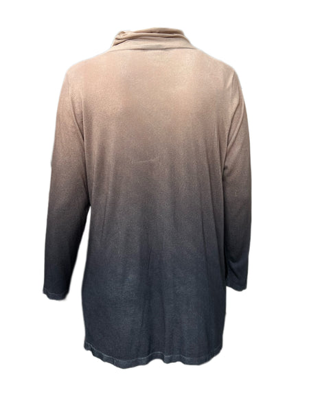 Marina Rinaldi Women's Brown Alare Knitted Turtleneck Sweater Size XL NWT