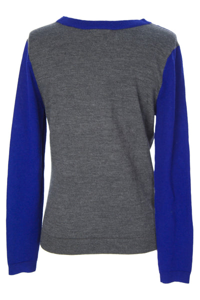 SURFACE TO AIR Women's Violet Blue/Gray Apollo Sweater $200 NEW