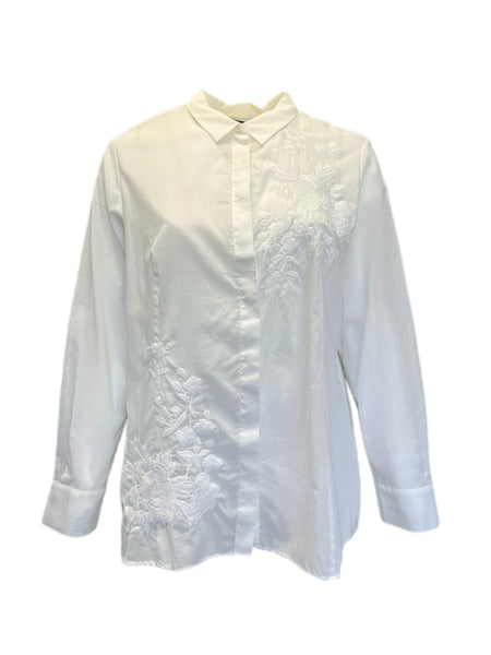 Marina Rinaldi Women's Blue Definire Button Down Shirt Dress Size 24W/33