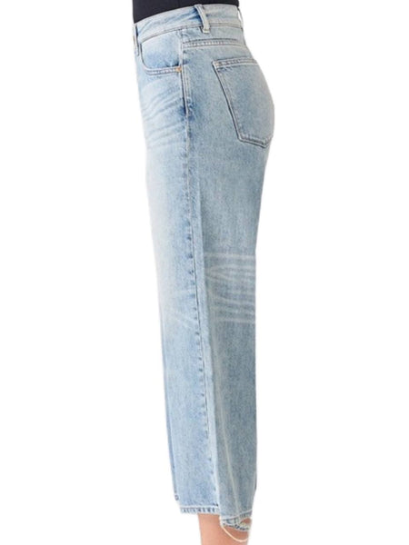 DL1961 Women's Belden Hepburn Cropped High Rise Widge Leg Jeans NWT