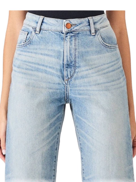 DL1961 Women's Belden Hepburn Cropped High Rise Widge Leg Jeans NWT