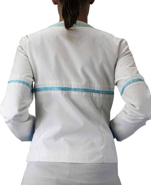 CUSTO BARCELONA Women's Bianca Dreaming Graphic Jacket 292376 $244 NWT