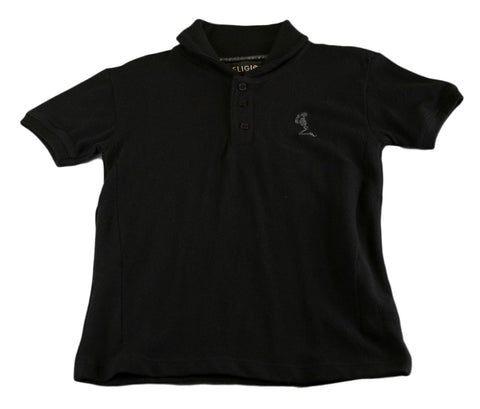 RELIGION Toddler Boy's Black Short Sleeve Polo Shirt BT12CEO20 NEW