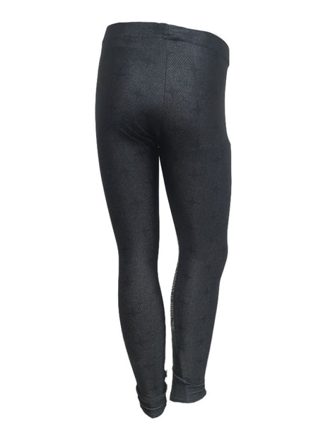 TEREZ Girl's Black Star Wars Crystal Trooper Leggings #4018054 NWT