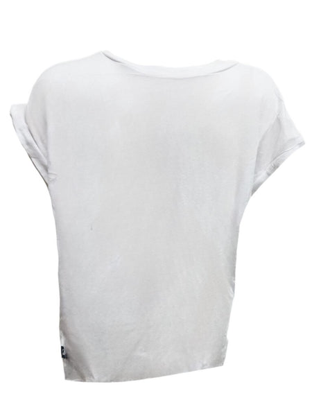 TEREZ Girl's White Oversized T-Shirt #1297547 NWT