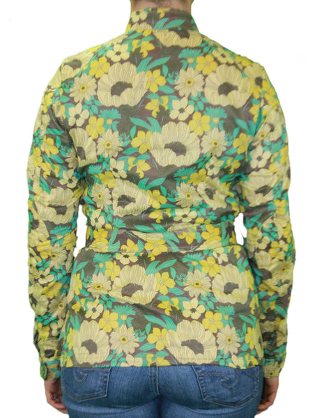 CUSTO BARCELONA Women's Burjack Jamaica Floral Jacket 392364 $276 NWT