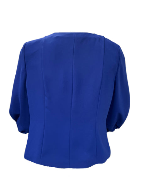 MARINA RINALDI Women's Carolina Floaty Fabric Jacket $525 NWT