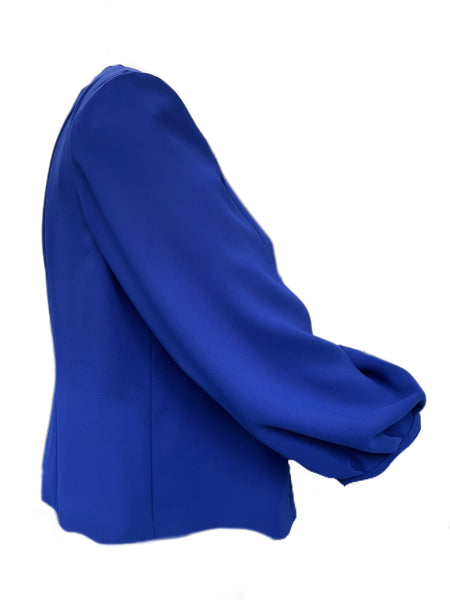 MARINA RINALDI Women's Carolina Floaty Fabric Jacket $525 NWT