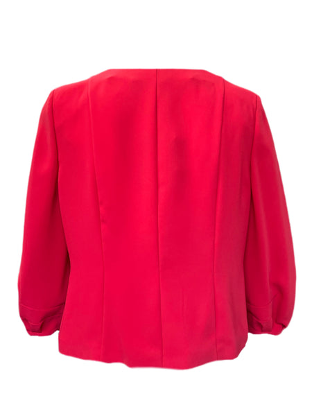 MARINA RINALDI Women's Carolina Floaty Fabric Jacket $525 NWT