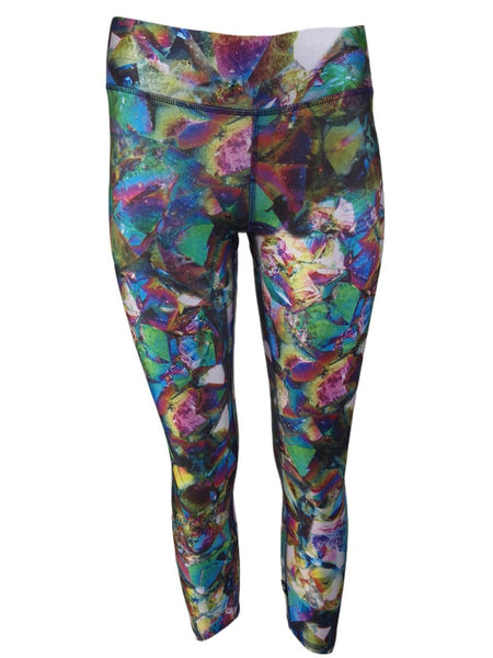 TEREZ Women's Multicolor Metallic Crystal Leggings #424027702 Small NWT