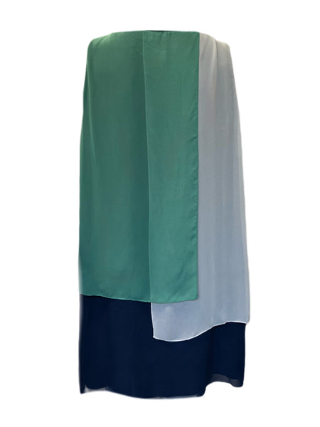 Marina Rinaldi Women's Green Danzare Sleeveless Shift Dress Size 20W/29 NWT