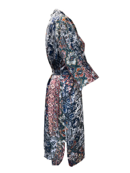 Marina Rinaldi Women's Multicoloured Davanti Shirt Dress Size 20W/29 NWT