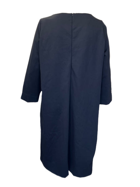 Marina Rinaldi Women's Black Decibel Shift Dress NWT