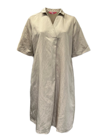 Marina Rinaldi Women's Camel Denotare Shift Dress Size 20W/29 NWT
