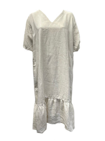 Marina Rinaldi Women's Beige Desto Len Maxi Dress Size 22W/31 NWT
