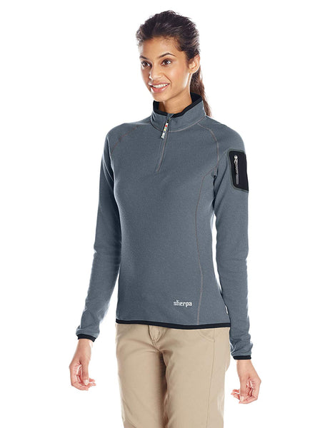 Sherpa Adventure Gear Women's Dikila 1/4 Zip Long Sleeve Tee SW112 $79.95 NEW
