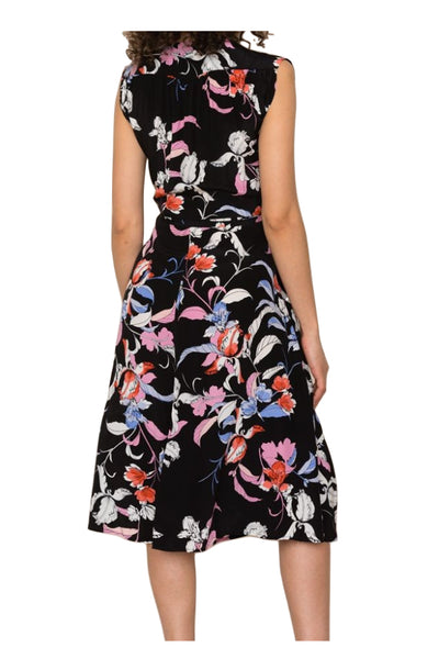 YUMI KIM Women's Orchid Blush Black Prince Street Dress #17926/258 Large NWT