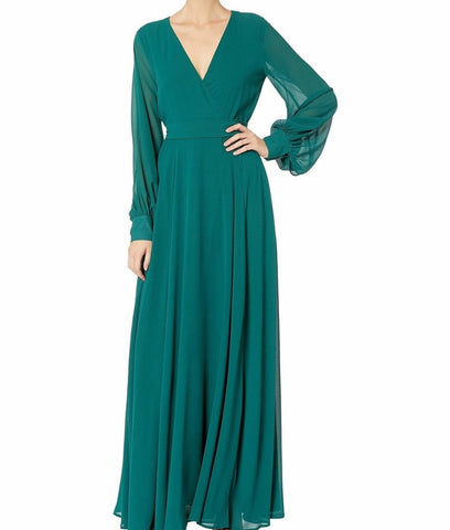YUMI KIM Women's Green Giselle Maxi Dress #DR3502m/268 Large NWT